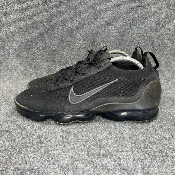Nike VaporMax 2021 Flyknit Running Shoes Men\'s Size 12 Black Anthracite Athletic